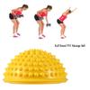 2pcs Yoga Hemisphere Fitness Fitness Appliance Ball Fitness Ball Massage Tool Gym Yoga Pilates Ball[Yellow] view 2