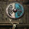 ENCORE HOME DECOR Antique Handmade Medieval LARP Warrior Wood & Steel Viking Shield Round view 2