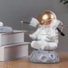 Astronaut Glasses Holder Eyeglasses Display Stand Decor, Glasses Accessories Christmas Decorations for Decorative Desk/Home/Office, Seated, Medium view 3
