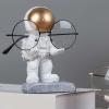 Astronaut Glasses Holder Eyeglasses Display Stand Decor, Glasses Accessories Christmas Decorations for Decorative Desk/Home/Office, Standing on Two feet, Medium view 4