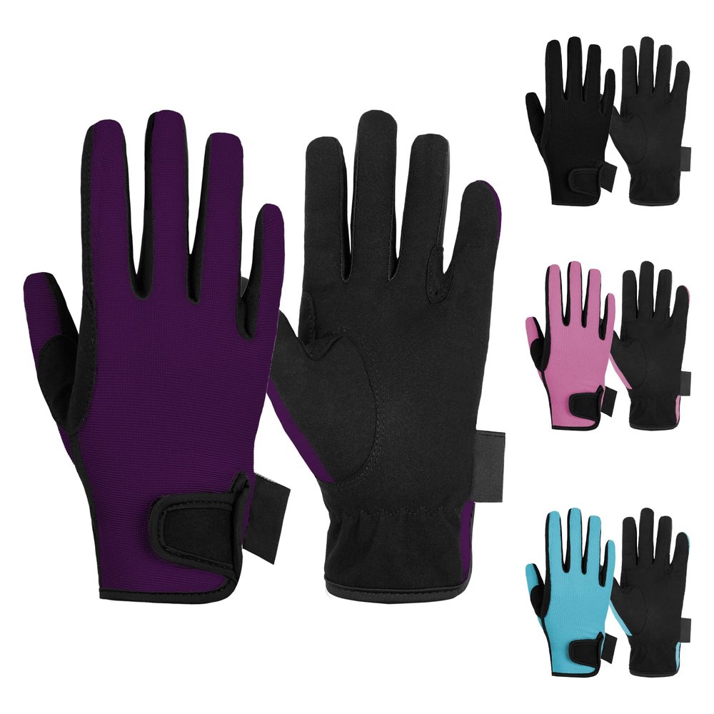 Thapower Kids Horse Riding Gloves Children Youth Equestrian Horseback Gloves for Boys & Girls Cycling Running Gardening