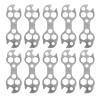 10pcs Pedal Wrench Bicycle Tool Multi- hole Bike Wrench Multi- functional Bike Cycling Repair Tool for Repair