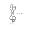 10pcs Pedal Wrench Bicycle Tool Multi- hole Bike Wrench Multi- functional Bike Cycling Repair Tool for Repair view 4