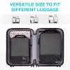 BAGSMART 2 Set Compression Packing Cubes for Travel, Lightweight Luggage Organizer Bags, Durable Space Saver Bags Travel Essentials view 3