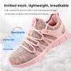 AOE Womens Walking Running Shoes Ultra Lightweight Breathable Mesh Tennis Shoes Non Slip Athletic Workout Gym Sneakers Starry Pink 10women / 9men view 2