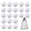 KOFULL Plastic Golf Balls, 100 Pack Fake Hollow Plastic Practice Golf Balls Indoor Outdoor Training, Golf Party Decorations - Light Weight view 1