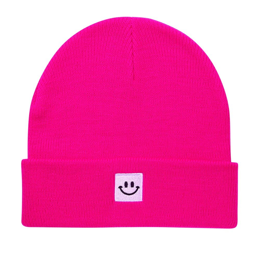 Baby Hat 0-6 Months Neon hot Pink