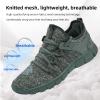 AOE Womens Walking Running Shoes Ultra Lightweight Breathable Mesh Tennis Shoes Non Slip Athletic Workout Gym Sneakers Starry Teal 5.5women / 4.5men view 2