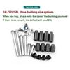 Jejy MTB Mountain Bike Rear Shock Absorber, 125mmx15mm 150mm X 30mm 165mm X 40mm 190mmx49mm 750/1000lbs Oil Spring Shock Body (Size : 150mm/750Lbs) view 3