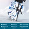 American Trends Unisex Winter Ski Gloves Warm Snow Gloves for Men Women Waterproof Gloves Touchscreen Snowboard Gloves with Pockets Pink L view 4