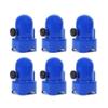 1.5" Trampoline Pole Caps,Trampoline Net Pole Caps,Trampoline Enclosure Pole Caps with Screw-in Bolts,Diameter 1.5 Inch, Set of 6 view 1