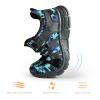 AOE Womens Walking Running Shoes Ultra Lightweight Breathable Mesh Tennis Shoes Non Slip Athletic Workout Gym Sneakers Camouflage Blue 6.5women / 5.5men view 4