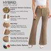 Hybrid & Company Super Comfy Stretch Women 82 Pockets Corduroy Boot Cut Pants P21951BLX Camel 16 view 4