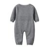 Auro Mesa Baby Infant Boy Girl Peter Pan Collar Knit Sweater Romper Outfit Clothes One-Piece Coverall Baby Clothing Jumpsuit view 2
