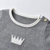 Auro Mesa Baby Infant Boy Girl Peter Pan Collar Knit Sweater Romper Outfit Clothes One-Piece Coverall Baby Clothing Jumpsuit view 3