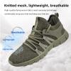 AOE Womens Walking Running Shoes Ultra Lightweight Breathable Mesh Tennis Shoes Non Slip Athletic Workout Gym Sneakers Starry Copper 5.5women / 4.5men view 2