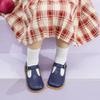 Otter MOMO Toddler Little Girls Oxford Shoes Mary Jane Flat T-Strap School Uniform Party Blue Dress Shoes Size 11 view 4