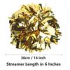 GUIFIER 2 Pack 6 Inches Metallic Cheerleading Pom Poms, Cheer Pom Pom with Baton Handle, Pompoms Cheerleader for Kids Girls Cheering Squad (Gold) view 2