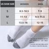 FITRELL 6 Pack Men's Athletic Ankle Socks Cushioned Sports Running Socks, Shoe Size 7-9, White view 2