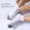 FITRELL 6 Pack Men's Athletic Ankle Socks Cushioned Sports Running Socks, Shoe Size 7-9, White view 4
