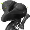 Oversized Bike Seat for Peloton Bike & Plus, Wide Bicycle Saddle Replacement, Comfortable Seat Cushion for Men & Women, Accessory view 1