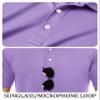 TACVASEN Mens Golf Shirt Dry Fit Mens Polo Shirts Short Sleeve Performance Golf Polos for Men with Collar Work Shirts Light Purple, L view 4