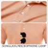 TACVASEN Mens Golf Shirt Dry Fit Mens Polo Shirts Short Sleeve Performance Golf Polos for Men with Collar Work Shirts Apricot, M view 4
