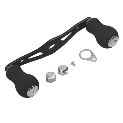 Fishing Reel Handle, Replacement Fishing Baitcast Reel Handle Rocker with EVA Handle Grip for Abu Garcia Daiwa Baitcasting Reel, Left or Right Side Installation, Black