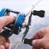 Fishing Reel Handle, Replacement Fishing Baitcast Reel Handle Rocker with EVA Handle Grip for Abu Garcia Daiwa Baitcasting Reel, Left or Right Side Installation, Black view 3