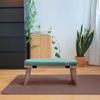 metaFox Meditation Bench | Foldable Bamboo Stool with Cushion and Carry Bag | for Your Mindfulness and Meditation Practice | Alternative to Meditation Cushion view 2