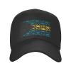 Bahamas Fish Flag Peaked Cap Unisex Trucker Dad Hat Adjustable Casual Sports Sun Hat for Mens Womens Black view 2