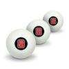 GRAPHICS & MORE NC State Secondary Logo Novelty Table Tennis Ping Pong Ball 3 Pack view 1