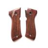 BMPL Hardwood Laser Grips Compatible with Browning 380 BDA, Checkered Pistol Luxury Handmade Handcraft view 1