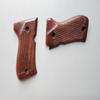 BMPL Hardwood Laser Grips Compatible with Browning 380 BDA, Checkered Pistol Luxury Handmade Handcraft view 3