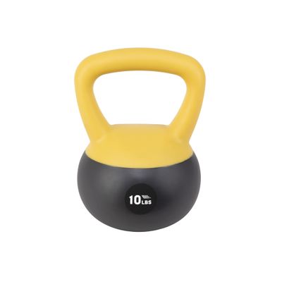 NonZero Gravity Iron Sand Soft Kettlebell with PVC Shell, Shock-Absorbing Base & Extra-Wide Grip for Versatile Workouts | Durable Strength Training Equipment, 10 lbs
