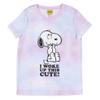 INTIMO Peanuts Girls' I Woke Up This Cute Snoopy Tie-Dye Sleep Pajama Set Shorts (6/6X) Multicolored view 3