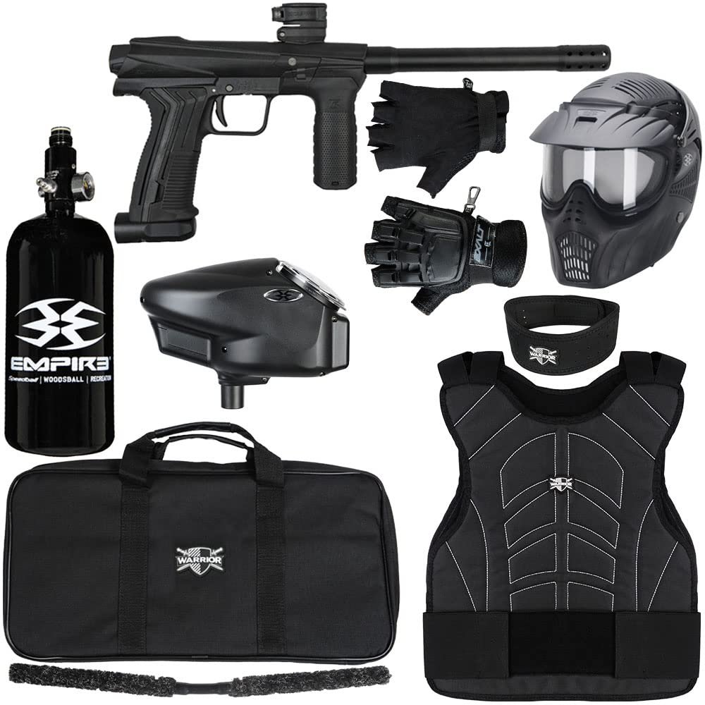 Action Village Planet Eclipse EMEK 100 (PAL Enabled) Level 3 Protector Paintball Gun Package Kit (Small/Medium)