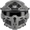 Multifunctional Airsoft Helmet, All-in-One Design Built-in Detachable Tactical Headset Anti-Fog Fan Shade Sliding Goggles,Paintball EquipmentAssault Helmet view 2