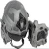 Multifunctional Airsoft Helmet, All-in-One Design Built-in Detachable Tactical Headset Anti-Fog Fan Shade Sliding Goggles,Paintball EquipmentAssault Helmet view 3