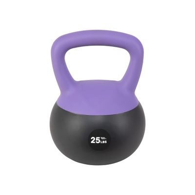 NonZero Gravity Iron Sand Soft Kettlebell with PVC Shell, Shock-Absorbing Base & Extra-Wide Grip for Versatile Workouts | Durable Strength Training Equipment, 25 lbs