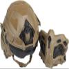 Multifunctional Airsoft Helmet, All-in-One Design Built-in Detachable Tactical Headset Anti-Fog Fan Shade Sliding Goggles,Paintball EquipmentAssault Helmet view 3