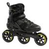 Rollerblade Macroblade 110 3WD Mens Adult Fitness Inline Skate, Black and Lime, Performance Inline Skates view 1