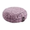 Hugger Mugger Zafu Meditation Cushion - Celestial Plum - Support in Cross-Legged Sitting, Buckwheat filled, Durable Fabric, Convenient Handle, Handmade in USA view 1