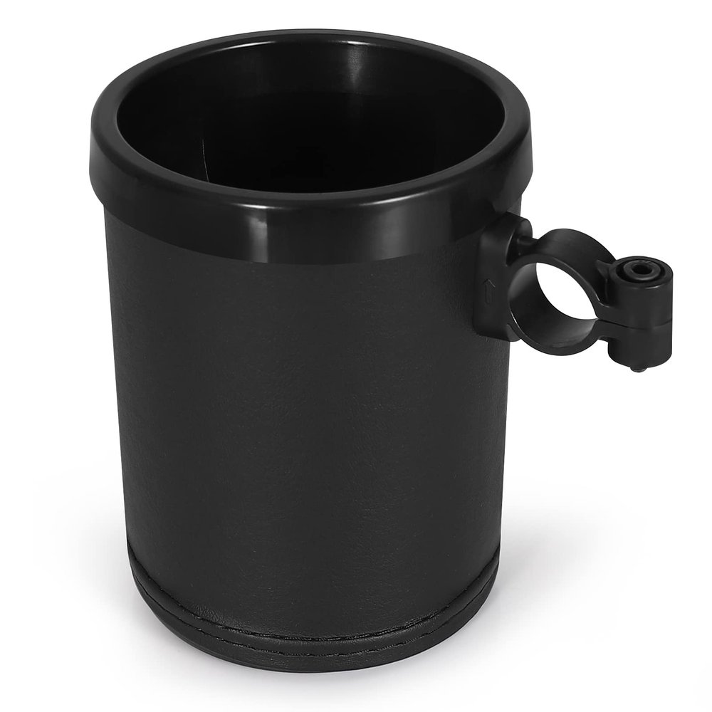Accmor Bike Cup Holder, Bike Water Bottle Holders, Universal Bar Drink Cup Can Holder for Bicycles, Motorcycles, Scooters, Black