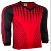 Boy's Goalkeeper Soccer Jersey, Padded Goalie Shirt with Sponge Protector Youth Sizes (Youth Small, Red/Black) view 2