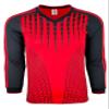 Boy's Goalkeeper Soccer Jersey, Padded Goalie Shirt with Sponge Protector Youth Sizes (Youth Small, Red/Black) view 3