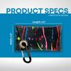 Disc Golf Chalk Bag | Attaches to Bag with a Carabiner | Better than Rosin & Sawdust Bags | Improve Your Grip for Consistency | Disc Golf Accessories for Men | Disc Grip Enhancer (Paint Streaks) view 3