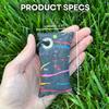 Disc Golf Chalk Bag | Attaches to Bag with a Carabiner | Better than Rosin & Sawdust Bags | Improve Your Grip for Consistency | Disc Golf Accessories for Men | Disc Grip Enhancer (Paint Streaks) view 4