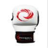 Phoenix Fight Gear Flight MMA Training Gloves, Gear for Boxing, Sparring, and Other MMA Mixed Martial Arts Sports, MMA Hybrid Sparring Gloves, Grappling, Open Palm for Men & Women (White, Medium) view 2