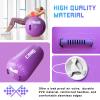 CZGBRO Air Roller Gymnastics Barrel, Air Mat Tumble Track Gymnastic Equipment Inflatable Tumbler Backbend Trainer with Electric Pump for Yoga Cheerleading Home & Water Use (Purple, 3.3ftx31.5inch) view 3